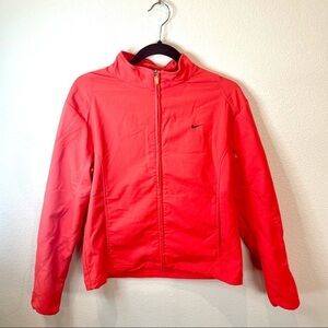 Nike Sphere Dry Coral Pink Zip Up Wind Breaker Waterproof Jacket Size Large